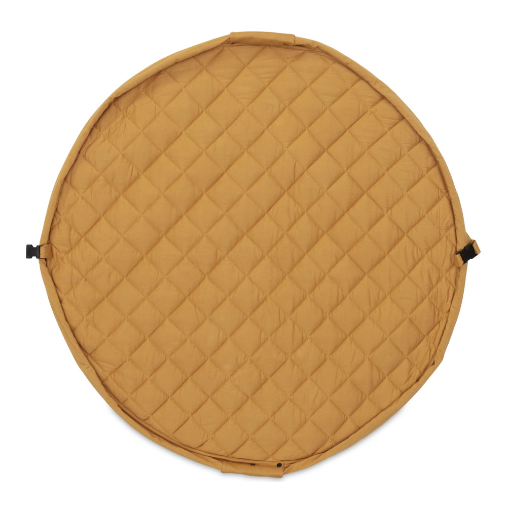 Tapis de jeu et de rangement - Soft organic - Mustard Chai Tea - Play and Go – Image 12