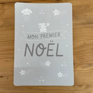 Grande carte Mon premier Nöel Grise - Zü design