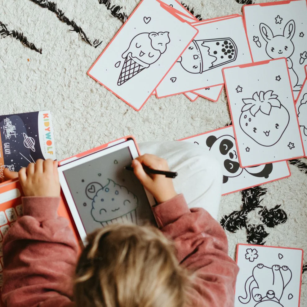 Kidydraw mini - Tablette de dessin - Kawai - Kidywolf – Image 11