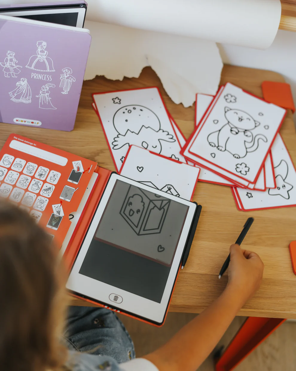 Kidydraw mini - Tablette de dessin - Kawai - Kidywolf – Image 6